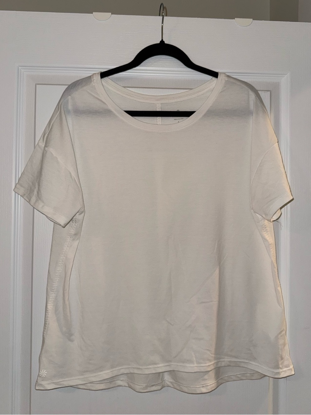Athleta Like New Tee Off White Large Women’s